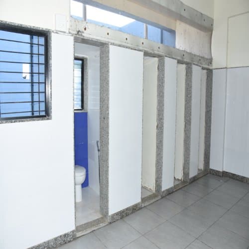 Hostel washroom block